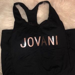Jovani leggings and tank top set